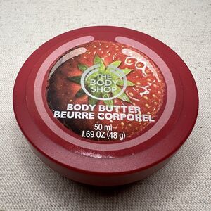THE BODY SHOP Strawberry Body Butter (1.69oz) Nourishing & Moisturizing Skincare
